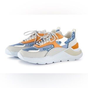 ✨ D.A.T.E. Fuga Glitter Sneakers – Women’s Chunky Running Shoes ✨